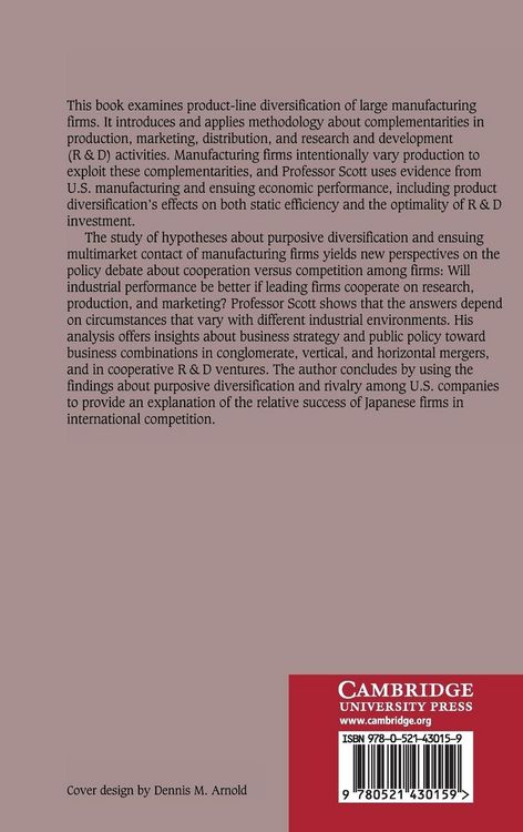 Produktbild: Purposive Diversification and Economic Performance