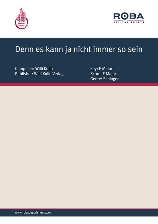 Produktbild: Denn es kann ja nicht immer so sein