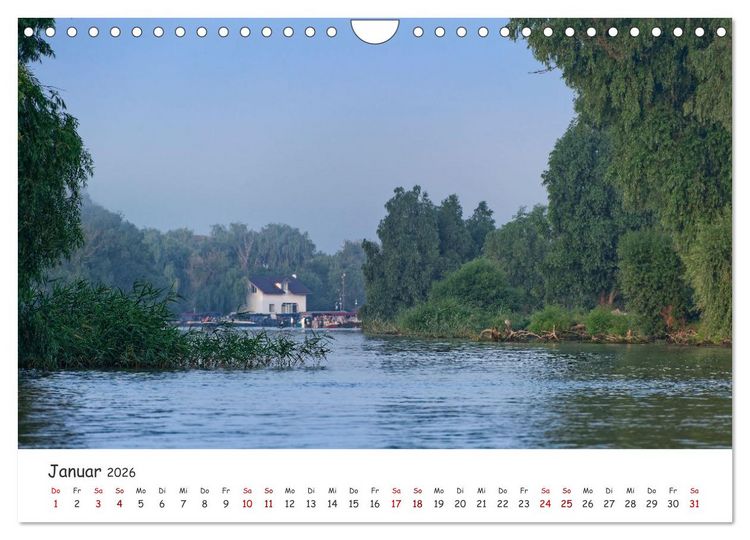 Produktbild: Donau-Delta (Wandkalender 2026 DIN A4 quer), CALVENDO Monatskalender