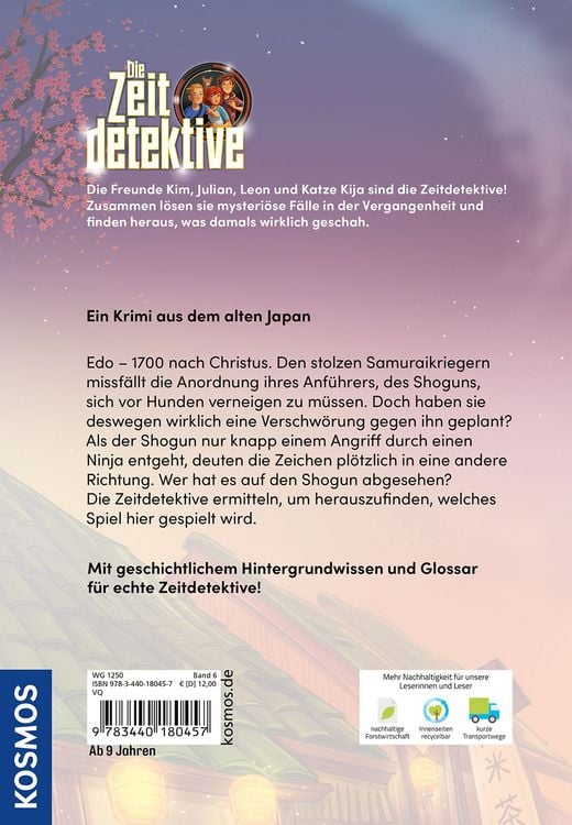 Produktbild: Die Zeitdetektive, 6, Die Rache des Ninjas