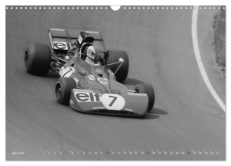 Produktbild: Grand Prix - Formel-Rennen 1972-1977 (Wandkalender 2026 DIN A3 quer), CALVENDO Monatskalender