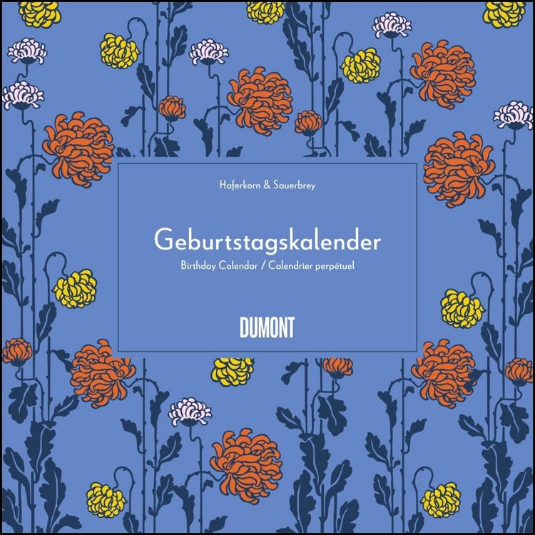 Immerwährender Geburtstagskalender – Lovely Flowers