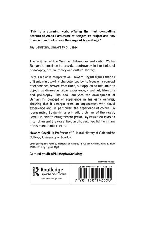 Produktbild: Walter Benjamin