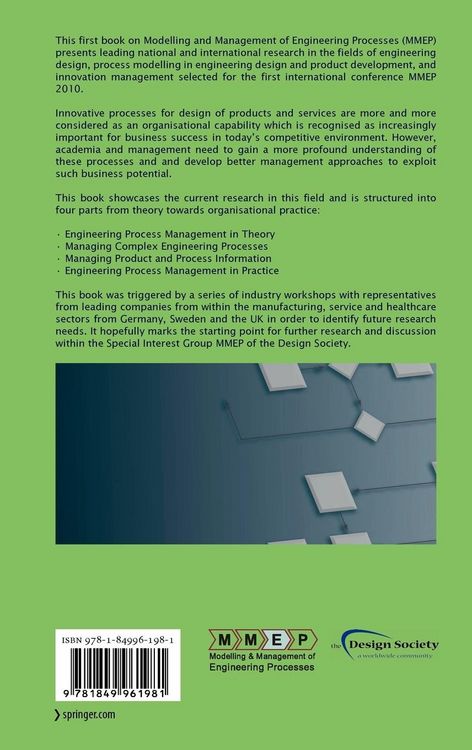 Produktbild: Modelling and Management of Engineering Processes