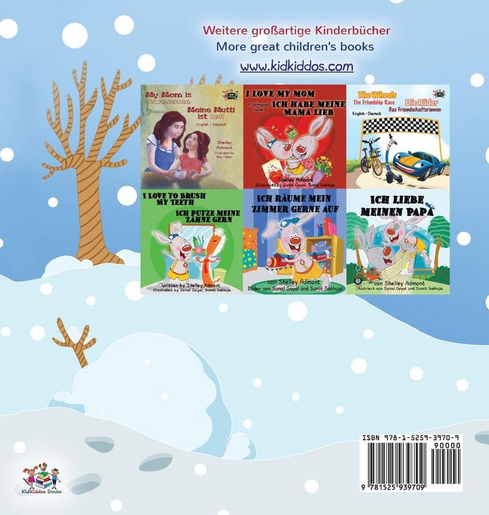 Produktbild: I Love Winter (German English Bilingual Book for Kids)