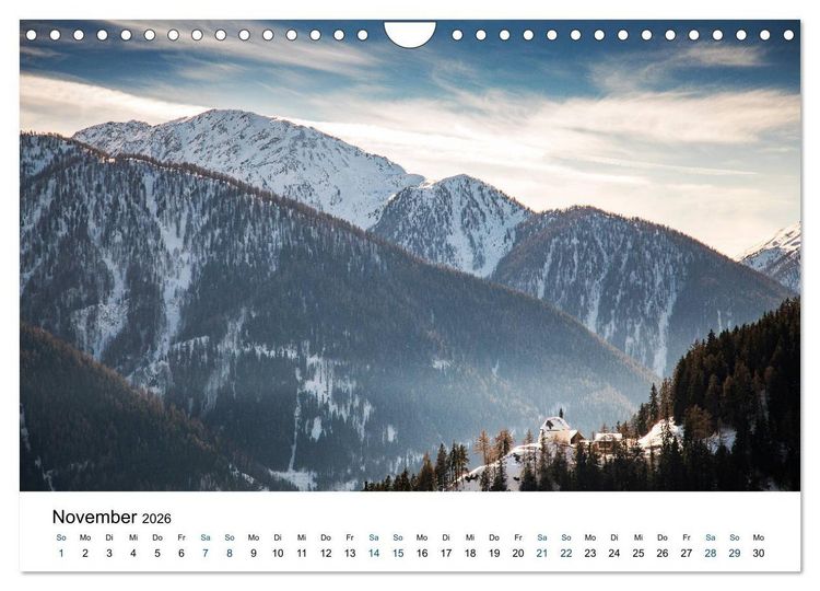 Produktbild: Ultental - Ein Jahr in Bildern (Wandkalender 2026 DIN A4 quer), CALVENDO Monatskalender