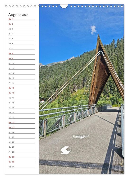 Produktbild: Auf dem Lechradweg - Zwischen Formarinsee und Landsberg am Lech (Wandkalender 2026 DIN A3 hoch), CALVENDO Monatskalender