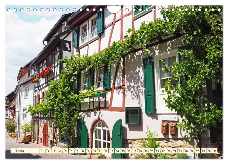Produktbild: Heppenheim - Weinstadt unter der Starkenburg (Wandkalender 2026 DIN A4 quer), CALVENDO Monatskalender
