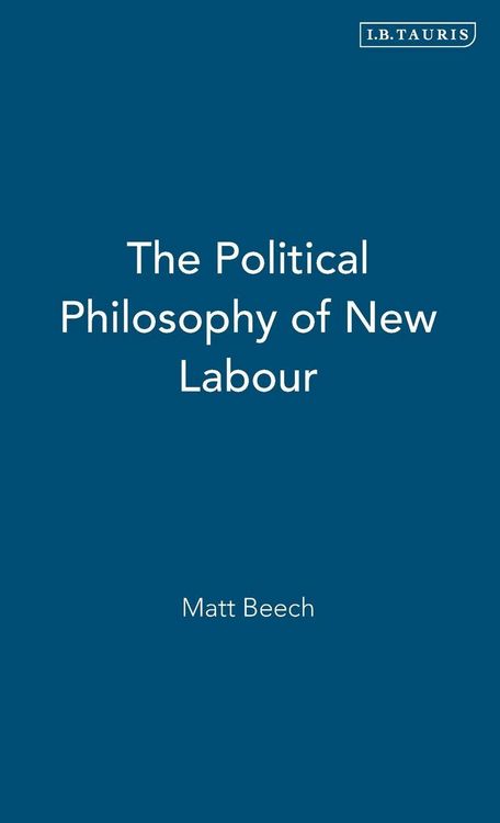 Produktbild: The Political Philosophy of New Labour