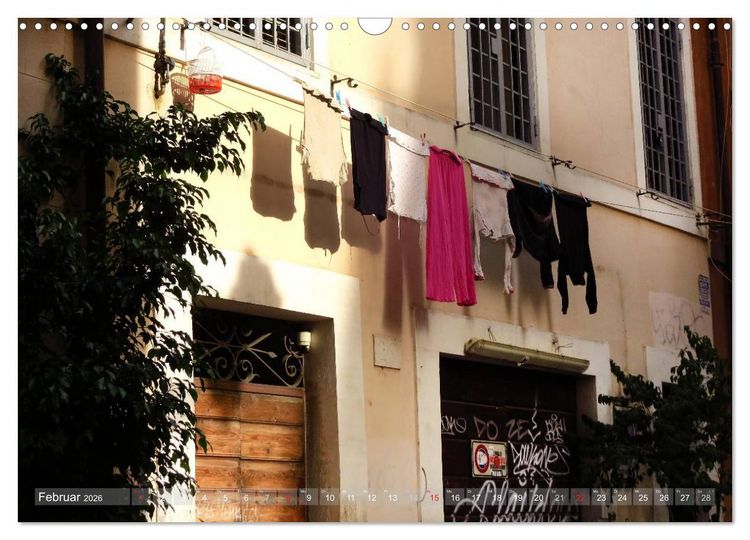 Produktbild: Rom - der gem&uuml;tliche Stadtteil Trastevere (Wandkalender 2026 DIN A3 quer), CALVENDO Monatskalender