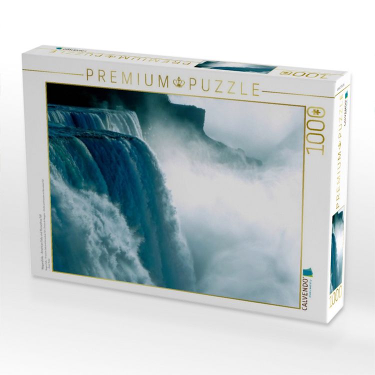 Produktbild: CALVENDO Puzzle Niagaraf&auml;lle - American Falls und Horseshoe Fall | 1000 Teile Lege-Gr&ouml;&szlig;e 64x48cm Foto-Puzzle f&uuml;r gl&uuml;ckliche Stunden