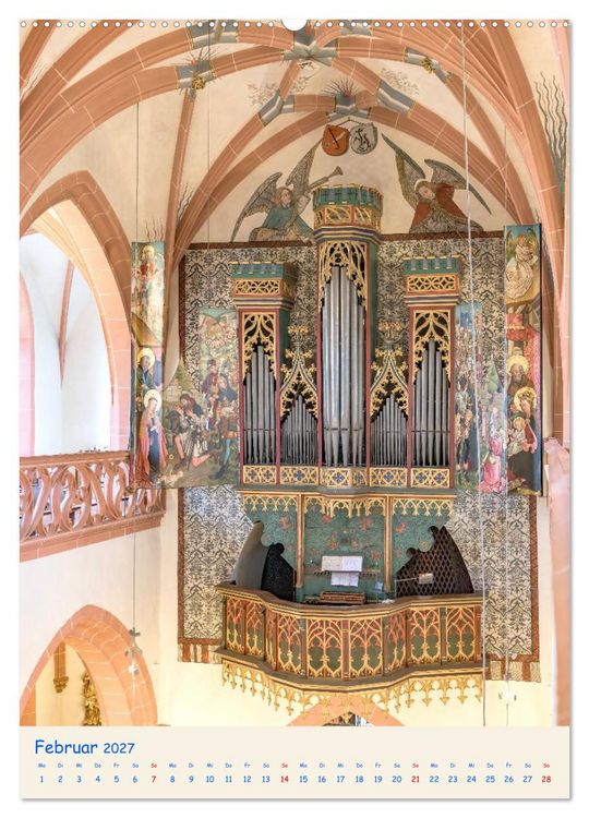 Produktbild: Orgel Giganten (Wandkalender 2027 DIN A2 hoch), CALVENDO Monatskalender