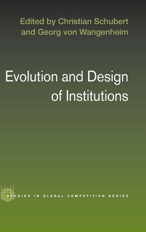 Produktbild: Evolution and Design of Institutions
