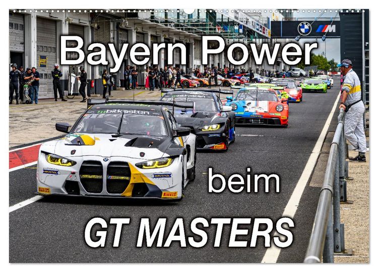 Produktbild: Bayern Power beim GT Masters (Wandkalender 2026 DIN A2 quer), CALVENDO Monatskalender