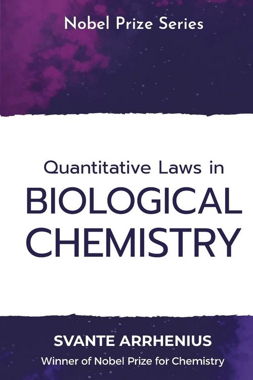 Produktbild: Quantitative Laws in Biological Chemistry
