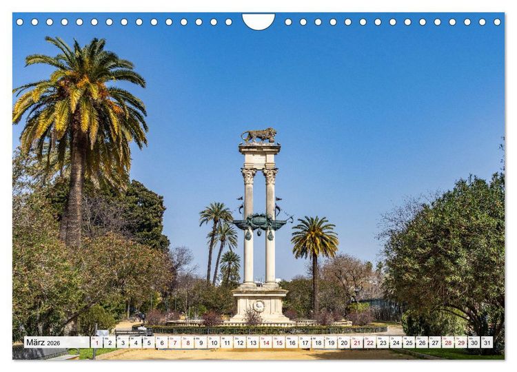 Produktbild: Andalusien - Sevilla (Wandkalender 2026 DIN A4 quer), CALVENDO Monatskalender