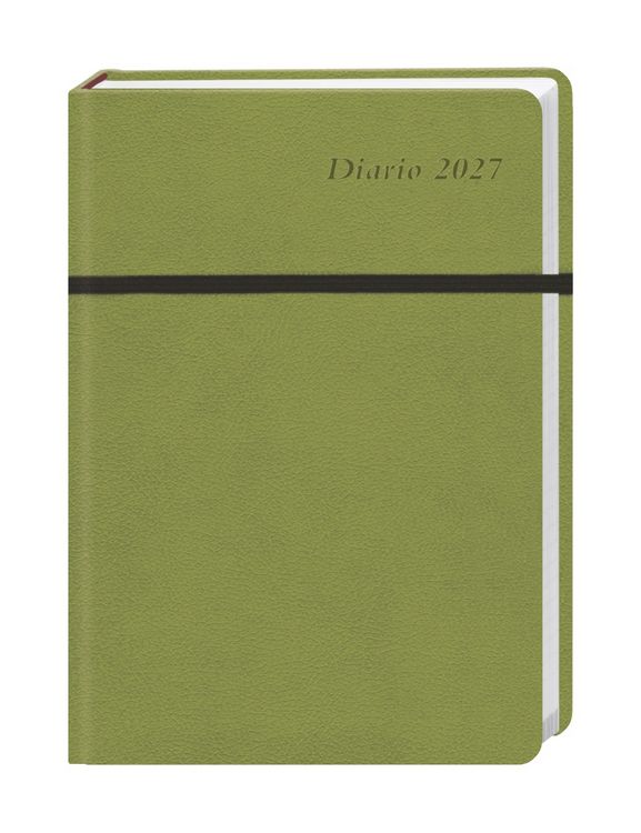 Produktbild: Diario Wochen-Kalenderbuch A6, gr&uuml;n 2027
