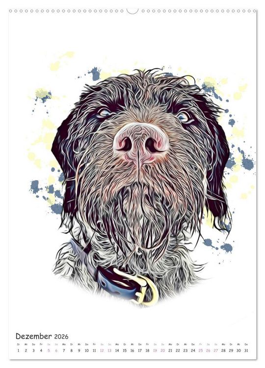 Produktbild: S&uuml;&szlig;e Hunde (Wandkalender 2026 DIN A2 hoch), CALVENDO Monatskalender