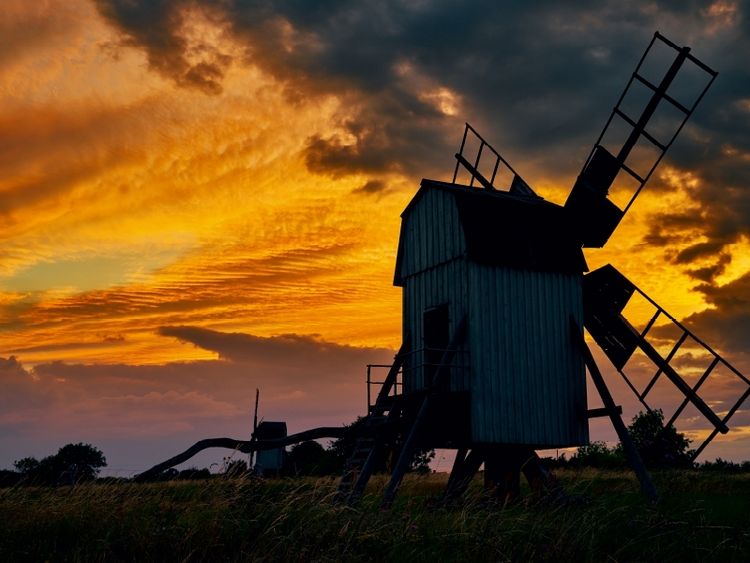 Produktbild: Zeugnis vergangener Tage - Windm&uuml;hlen auf &Ouml;land (Puzzle)