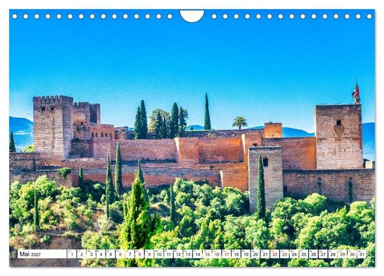 Produktbild: Sonniges Andalusien (Wandkalender 2027 DIN A4 quer), CALVENDO Monatskalender