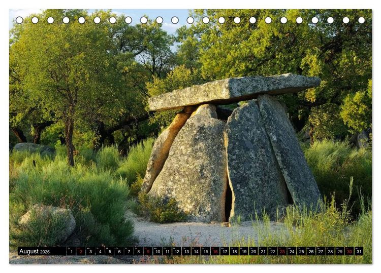 Produktbild: Extremadura - Unbekanntes Spanien (Tischkalender 2026 DIN A5 quer), CALVENDO Monatskalender