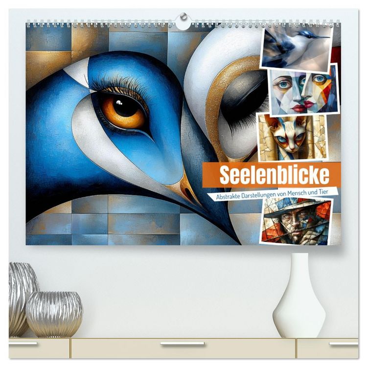 Produktbild: Seelenblicke (hochwertiger Premium Wandkalender 2026 DIN A2 quer), Kunstdruck in Hochglanz