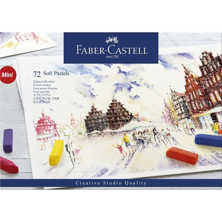 Produktbild: Faber-Castell Softpastellkreiden Mini, 72er Set