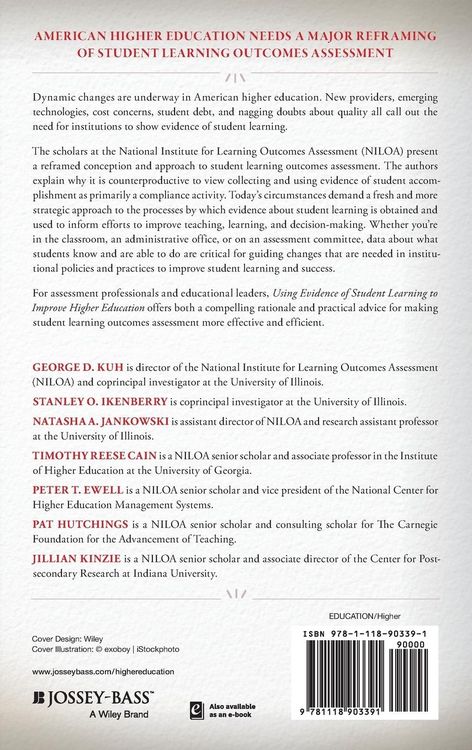 Produktbild: Using Evidence of Student Learning to Improve Higher Education