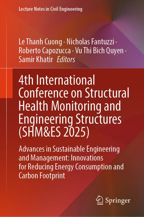 Produktbild: 4th International Conference on Structural Health Monitoring and Engineering Structures (SHM&ES 2025)