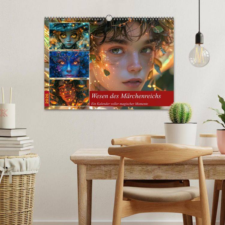 Produktbild: Wesen des M&auml;rchenreichs (Wandkalender 2026 DIN A3 quer), CALVENDO Monatskalender