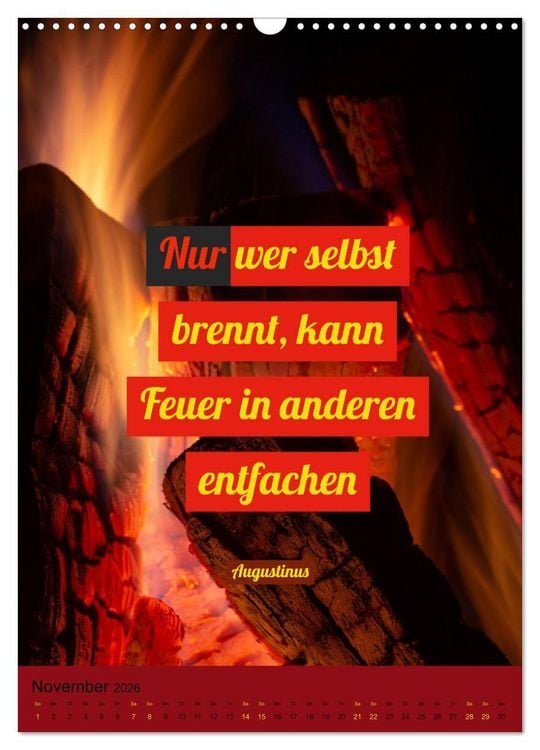 Produktbild: Aktiviere Deine Motivation Weisheiten und Spr&uuml;che (Wandkalender 2026 DIN A3 hoch), CALVENDO Monatskalender