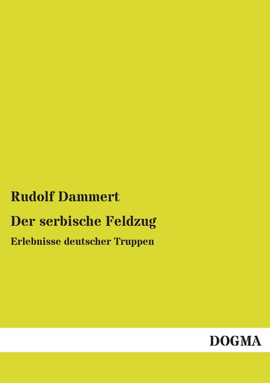 Produktbild: Der serbische Feldzug