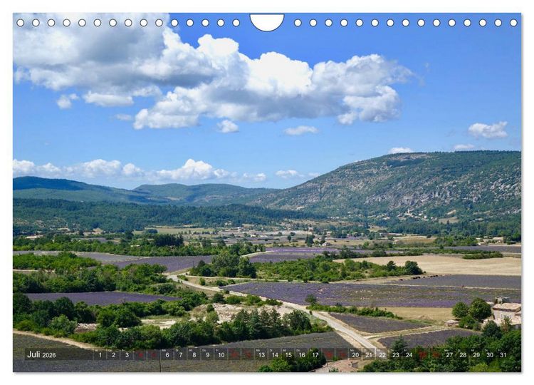 Produktbild: Lavendel. Der Duft der Provence (Wandkalender 2026 DIN A4 quer), CALVENDO Monatskalender
