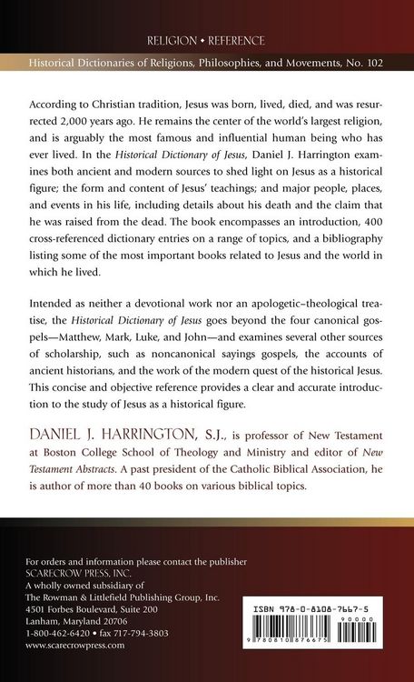 Produktbild: Historical Dictionary of Jesus
