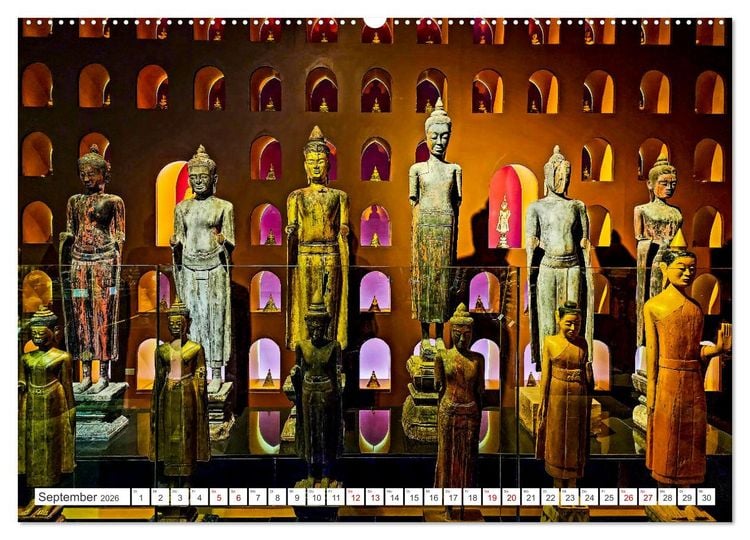 Produktbild: Siem Reap Stadt der Tempel Kambodscha (hochwertiger Premium Wandkalender 2026 DIN A2 quer), Kunstdruck in Hochglanz