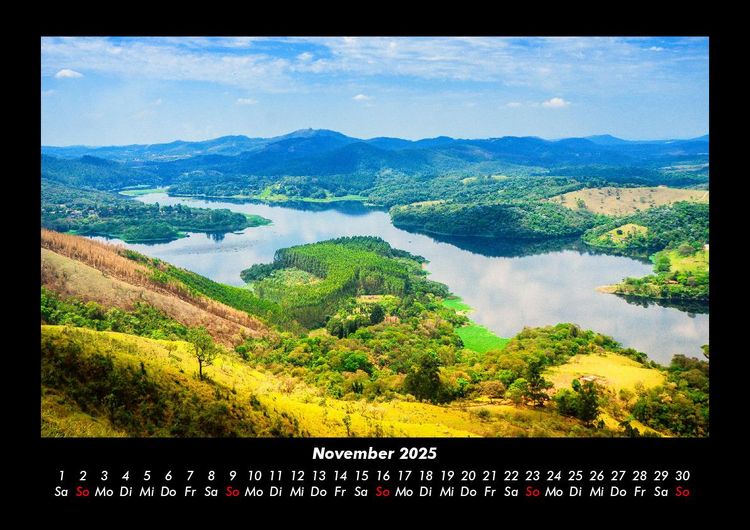 Produktbild: Landschaftskalender 2025 Fotokalender DIN A3