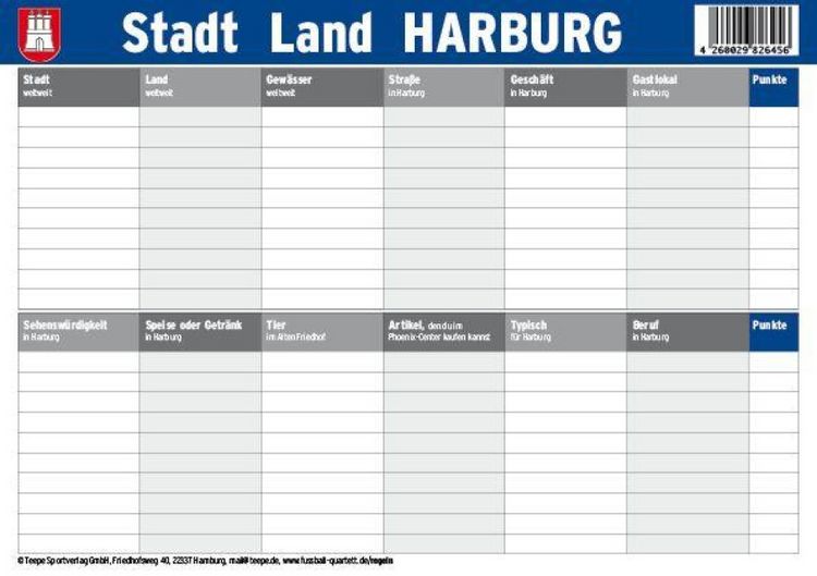 Produktbild: Hamburg: Stadt Land Harburg