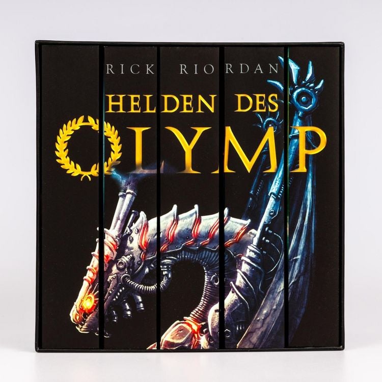 Produktbild: Helden des Olymp: Taschenbuchschuber B&auml;nde 1-5