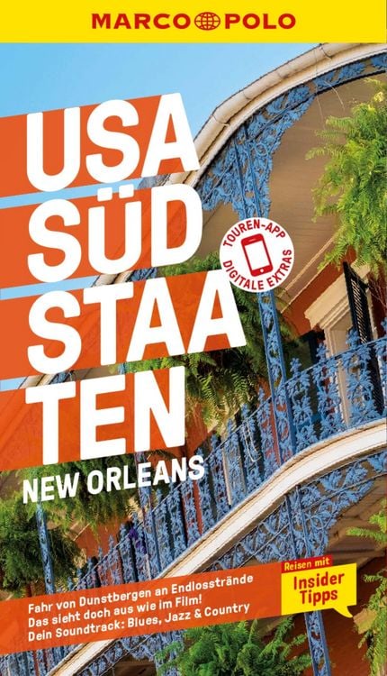 Produktbild: MARCO POLO Reiseführer E-Book USA Südstaaten, New Orleans