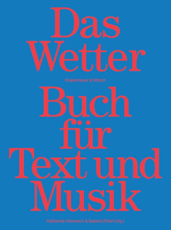 Produktbild: Das Wetter Buch f&uuml;r Text und Musik