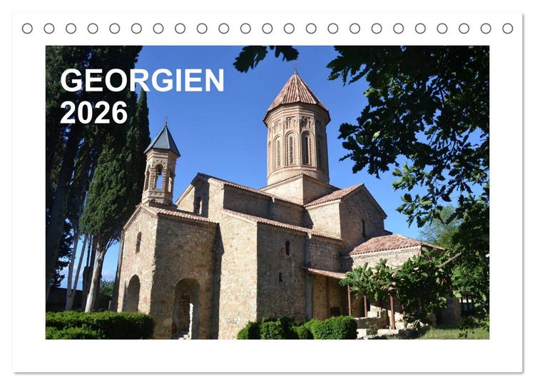 Produktbild: GEORGIEN 2026 (Tischkalender 2026 DIN A5 quer), CALVENDO Monatskalender