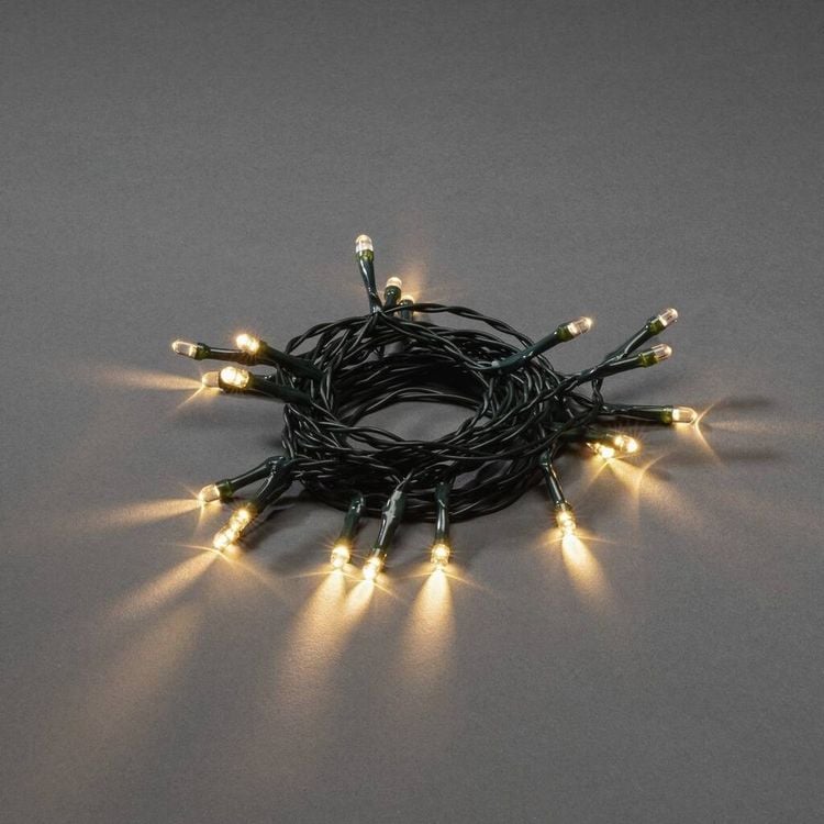 Produktbild: Konstsmide 1408-100 Lichterketten mit Batterien Innen batteriebetrieben Anzahl Leuchtmittel 20 LED Warmwei&szlig; Beleuchtete L&auml;nge
