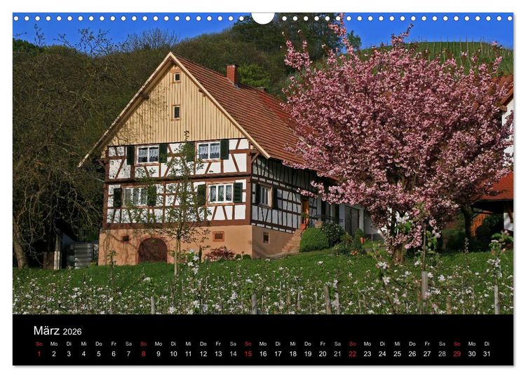 Produktbild: Mein Ortenaukalender 2026 (Wandkalender 2026 DIN A3 quer), CALVENDO Monatskalender