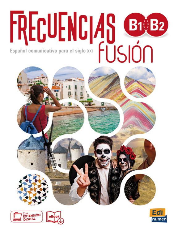 Produktbild: Frecuencias Fusi&oacute;n B1 / B2. Libro del estudiante + Code
