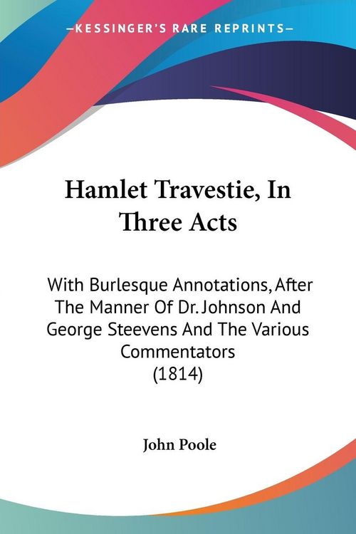 Produktbild: Hamlet Travestie, In Three Acts