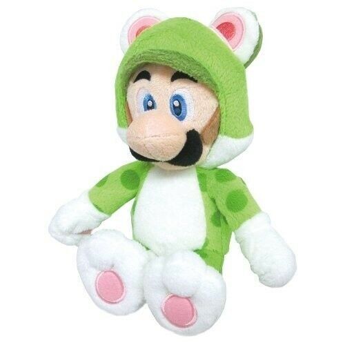 Produktbild: Nintendo Luigi Cat, Pl&uuml;schfigur, gr&uuml;n, 24 cm