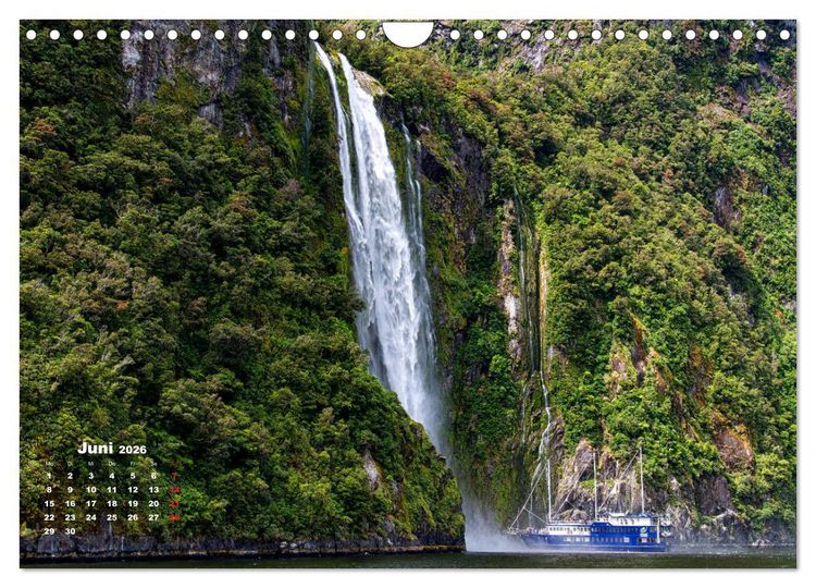Produktbild: Traumland Neuseeland (Wandkalender 2026 DIN A4 quer), CALVENDO Monatskalender