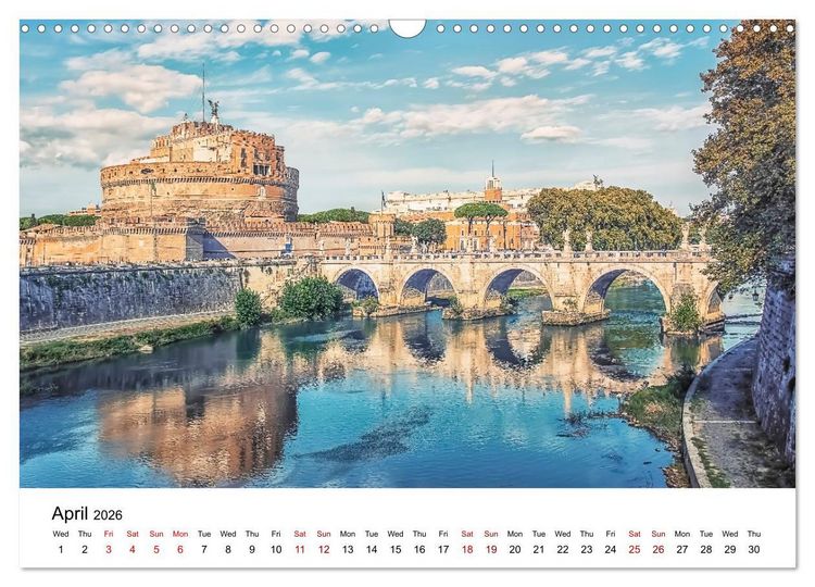 Produktbild: Wonders of Rome (Wall Calendar 2026 DIN A3 landscape), CALVENDO 12 Month Wall Calendar