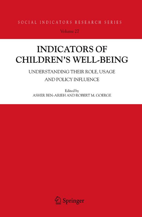 Produktbild: Indicators of Children's Well-Being