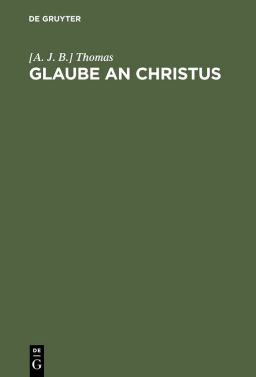 Produktbild: Glaube an Christus